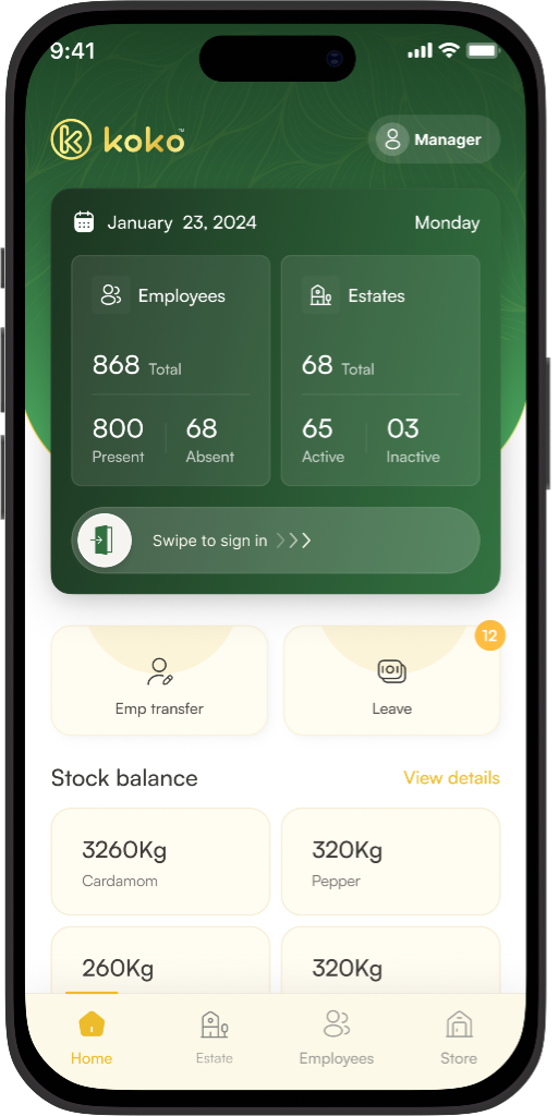 Koko Manager App